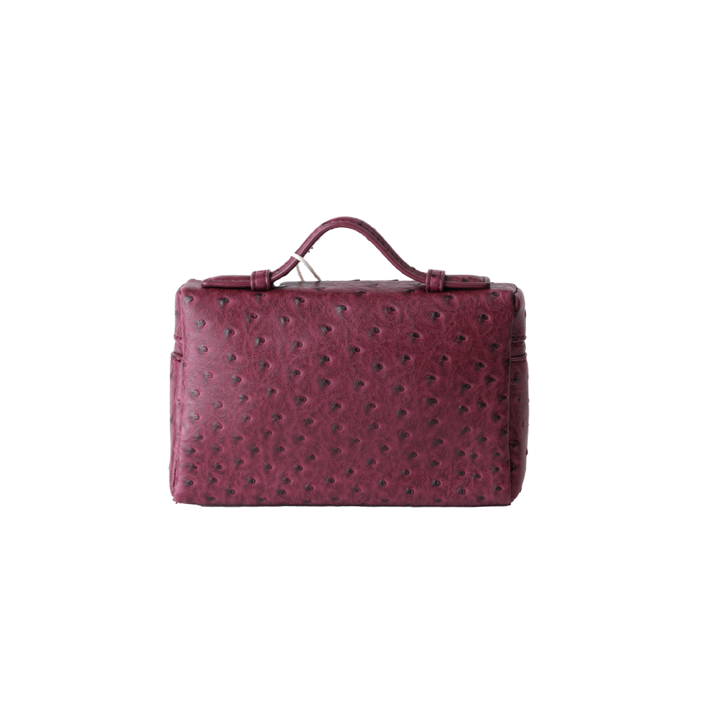 Extra Pocket L27 Pouch in Ostrich Leather